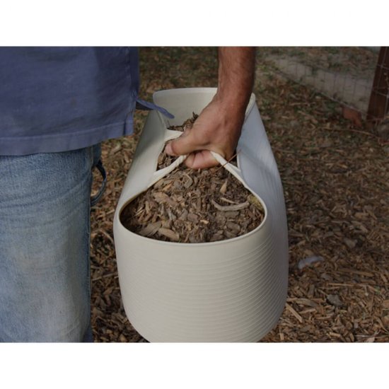 Galeata Flexibila, Capacitate 42 L, Culoare Negru,  Galeata Flexibila Neagra, Galeata pentru Transport, Galeata cu Maner,  Galeata Transport 42L, Galeata pentru Constructii