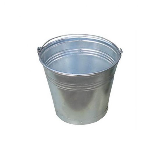 Galeata Zincata, Capacitate 12 L,  Galeata din Metal, Galeata pentru Fantana, Galeata cu Maner, Accesorii Casa, Galeata Apa 12 L, Galeata Zincata Uz Casnic, Galeata pentru Constructii