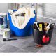 Galeata Flexibila, Capacitate 42 L, Culoare Negru,  Galeata Flexibila Neagra, Galeata pentru Transport, Galeata cu Maner,  Galeata Transport 42L, Galeata pentru Constructii