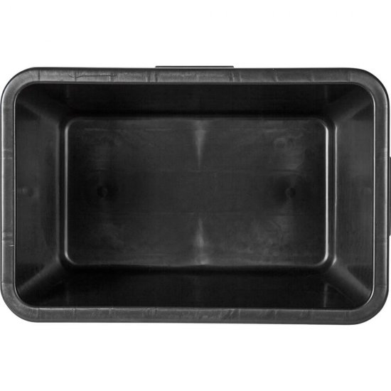 Vana Dreptunghiulara din Plastic Sentosa 65 L, pentru Mortar, Neagra, Vana Dreptunghiulara pentru Zugravit, Vana Plastic pentru Constructii, Vana Dreptunghiulara Plastic pentru Constructii