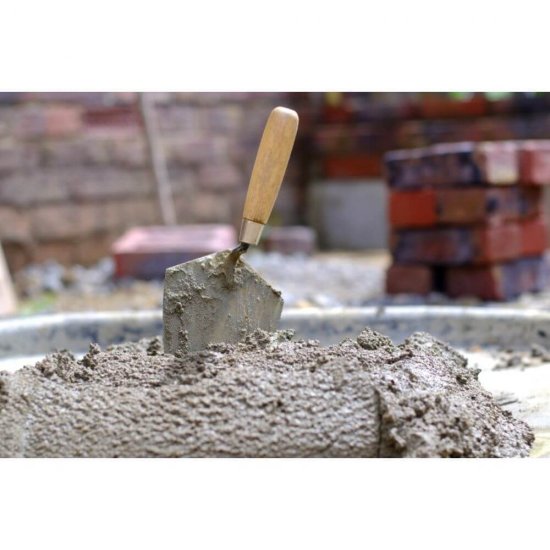Mistrie M05 Otel, Maner din Lemn, 190 mm, Mistrie Otel, Mistrie Maner Lemn, Mistrie 190 mm, Mistrie Clasica, Mistrie Standard, Mistrie Triunghiulara, Mistrie Zidarie, Unelte pentru Tencuit, Unelte pentru Vopsit si Tencuit, Mistrie Tencuit