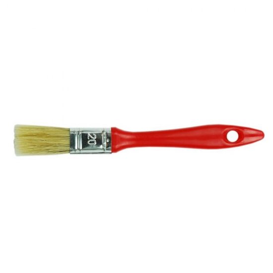 Pensula Plastic de Vopsit Sentosa, 20 mm, Rosie, Pensula Universala pentru Vopsit, Pensule pentru Lacuri si Vopsele, Sentosa Pensule Vopsea, Pensula Subtire Vopsit, Pensule Subtiri Vopsit, Unelte Vopsit si Tencuit, Pensule Zugravit