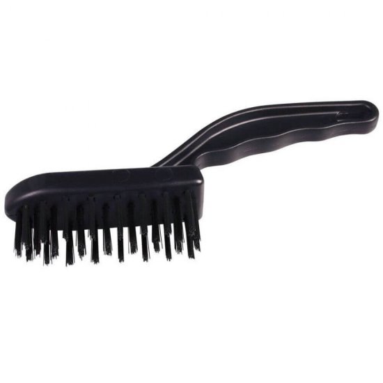 Perie de Sarma Antirugina, cu 4 Randuri, Neagra, Perie pentru Curatare Ruginei, Perii de Indepartare a Ruginei, Perii Industriale, Accesorii Slefuire, Perie Manuala Antirugina, Perii de Sarma Antirugina