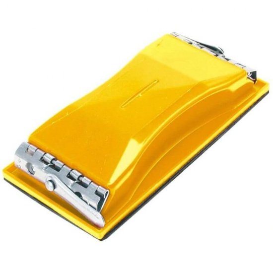Slefuitor Manual Topex, 100x210 mm, cu Cleme Metalice, Slefuitor Manual cu Cleme Metalice, Slefuitor cu Cleme Metalice, Suport Slefuire, Suport Slefuit, Suport Smirghel, Suport Hartie Abraziva, Suport pentru Slefuire, Suport pentru Slefuit