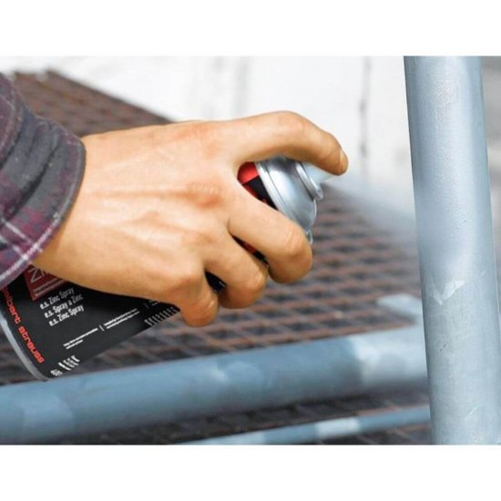 Zinc Spray Griffon Galvatec, 400 ml, pentru Portejarea Suprafetelor Metalice, Griffon Galvatec Zinc Spray, Spray Protejare Metal, Spray Zincare Elemente Metal, Spray Zincat Piese Metalice, Spray Protejare Piese Metalice, Sprayuri Protectie Metal