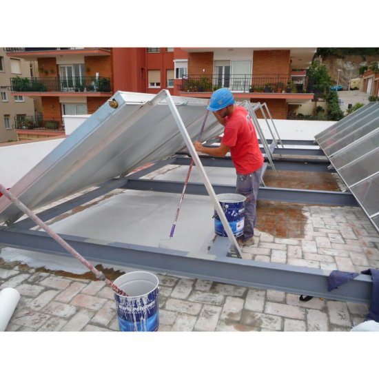 Vopsea Acoperire Membrane Hidroizolante MARIS POLYMERS 5 Kg,  Mariseal 400, Vopsea Poliuretanica Alifatica, Alb, Vopsea pentru Membrana Hidroizolanta, Vopsea de Acoperire pentru Invelisuri Hidroizolnate, Vopsea Poliuretanica pentru Membrane Hidroizolante