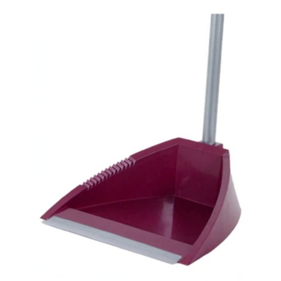 Faras cu Maner Flexibil Vileda Style, 82 cm, Bordeux, Farase, Vileda Style Farase cu Coada Lunga, Farase cu Maner Flexibil, Farase din Plastic cu Coada, Faras din Plastic cu Maner pentru Curatenie, Farase Inalte din Plastic, Farase pentru Menaj