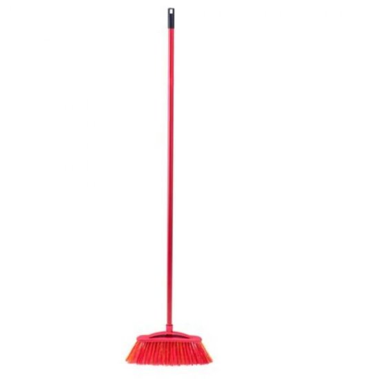 Matura OTI Shiny cu Filet, Polipropilena, Culoare Rosie, Rezerva Matura Universala, Rezerve Maturi, Cap de Matura cu Fir Lung, Cap de Matura din Plastic, Articole de Uz Casnic, Articole Menaj, Articole Curatenie