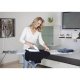 Masa de Calcat Vileda Premium Plus, 133×44 cm, cu Suport Fier de Calcat si Priza Electrica, Multicolor, Masa de Calcat Haine, Masa de Calcat cu Suport pentru Fierul de Calcat, Masa de Calcat cu Priza, Masa de Calcat cu Suport de Fier de Calcat