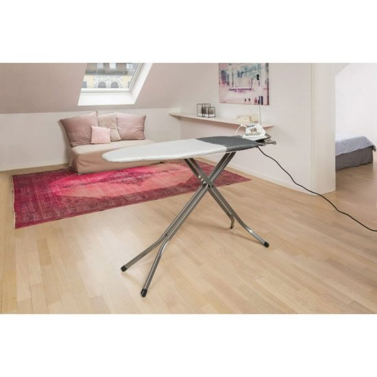 Husa Bumbac pentru Masa de Calcat Vileda Park&Go, Marime Universala, Culoare Gri, Huse Bumbac Universale pentru Masa de Calcat, Huse Mese de Calcat, Huse Bumbac pentru Masa de Calcat