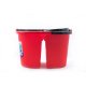Galeata Mop Bicompartimentata 16 L, cu Storcator, Polipropilena, Rosie, Galeti Bicompartimentate cu Storcator, Galeti Plastic cu Storcator, Galeti 16 Litri pentru Mop, Galeata pentru Curatenie, Galeata pentru Mop, Galeata pentru Uz Casnic