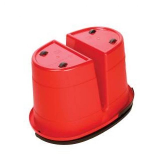 Galeata Mop Bicompartimentata 16 L, cu Storcator, Polipropilena, Rosie, Galeti Bicompartimentate cu Storcator, Galeti Plastic cu Storcator, Galeti 16 Litri pentru Mop, Galeata pentru Curatenie, Galeata pentru Mop, Galeata pentru Uz Casnic