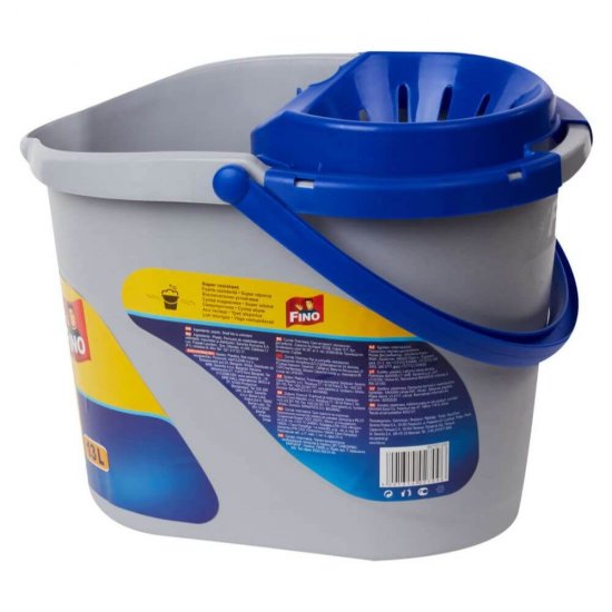 Galeata Ovala cu Storcator Fino, 13 L, Galeti Ovale cu Storcator pentru Mop, Fino Galeti Plastic cu Storcator, Fino Galeti 13 Litri pentru Mop, Galeata pentru Curatenie, Galeata pentru Mop, Galeti cu Storcator, Galeata pentru Uz Casnic