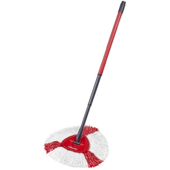 Rezerva Mop Vileda Easy Wring Turbo 2 in 1, Microfibra, Alb/Rosu, Rezerva Mop din Microfibra, Rezerva Mop Microfibra, Rezerva Vileda Easy Wring Turbo 2 in 1, Rezerva Mop Alb cu Rosu, Rezerva pentru Mop, Rezerva Mop Triunghiular