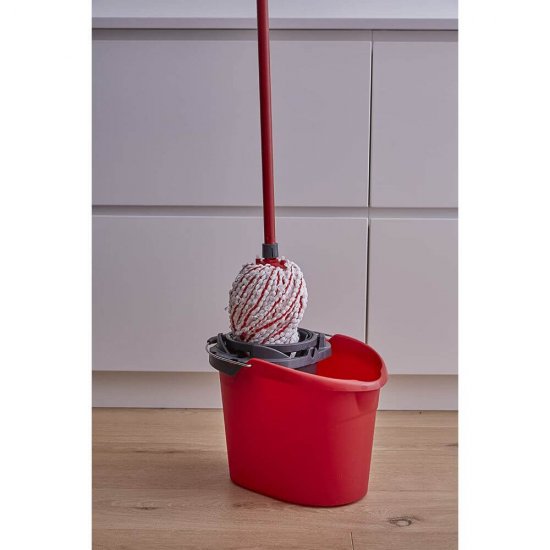 Rezerva Mop Vileda SuperMocio, Microfibra, Alb/Rosu, Rezerva Mop din Microfibra, Rezerva Mop Microfibra, Rezerva Vileda SuperMocio, Rezerva Mop Alb cu Rosu, Rezerva pentru Mop, Rezerva Mop Clasic, Rezerve Mopuri Clasice