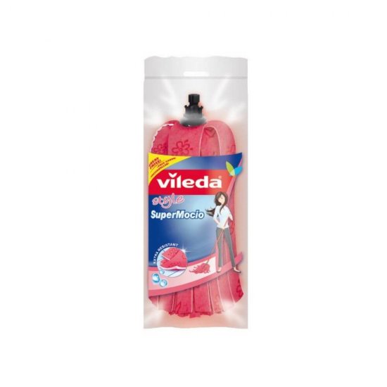 Rezerva Mop cu Benzi Vileda Style, Rosie, Rezerva Mopuri Vileda, Rezerva Mopuri Vileda Style cu Benzi, Rezerve Mopuri pentru Interior, Vileda Rezerva Mopuri cu Benzi pentru Interior, Rezerve Mopuri Curatenie Casa, Rezerva pentru Mop Curatenie