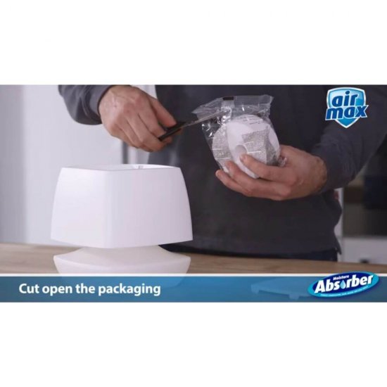 Rezerve Absorbant Umiditate Bison Air Max Ambiance, 500 g, 2 Buc/Set, Inodor, Rezerva pentru Absorbant de Umiditate, Rezerve pentru Absorbante de Umiditate Bison Air Max Ambiance, Rezerva Absorbant Umiditate Fara Parfum