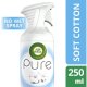 Spray Odorizant Pure AIR WICK, Soft Cotton, 250ml, Parfum Floral, Odorizant Camera, Spray Odorizant de Camera, Odorizant Spray AIR WICK, Spray Parfumat Odorizant, Odorizant Aerosol Spray, Spray de Camera