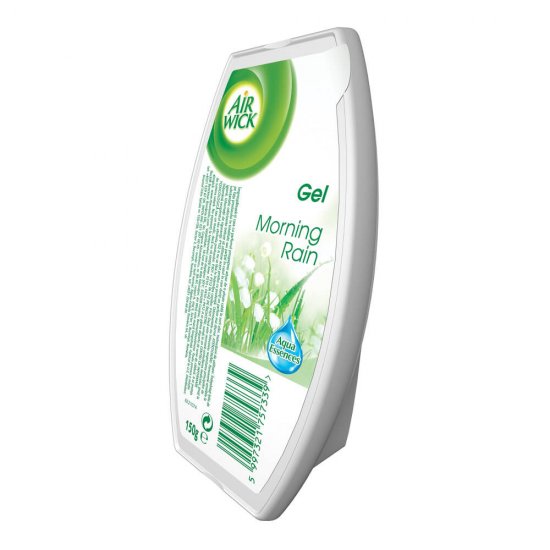 AIR WICK Odorizant Gel Morning Rain, 150 g, Parfum de Lacramioare, Odorizant de Camera, Odorizant Parfumat pentru Camera, Gel Odorizant Lacramioare, Air WICK Odorizant Gel, Gel Odorizant Parfumat, Odorizant pentru Camera AIR WICK