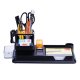 Suport Birou Model 2 Echipat Deli, 7 Compartimente, 16 Accesorii, Plastic, Negru, Suport Birou 7 Compartimente, Suport Birou Echipat 7 Compartimente, Suport Accesorii de Birou, Suport pentru Pixuri si Creioane, Suport Instrumente de Scris