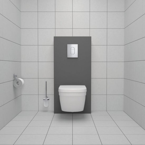 Perie WC cu Suport Metalic Sanobi, Perie pentru WC, Perie WC Suport Metalic, Accesorii Sanitare, Accesorii Baie, Accesorii pentru Baie