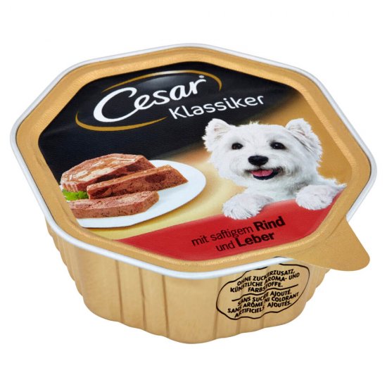 Hrana Umeda pentru Caini Cesar cu Vita, 150g, Hrana, Hrana pentru Caini, Hrana Umeda pentru Caini, Hrana pentru Caini Cesar, Hrana Caini Cesar, Mancare pentru Caini, Mancare Umeda pentru Caini, Hrana Umeda cu Carne