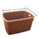 Cos Rufe Plastic, 28x24.5x43 cm, 20 L, Culoare Maro, Cos pentru Baie, Cosuri pentru Rufe din Plastic, Cos din Plastic pentru Rufe, Cosuri de Haine fara Capac, Cos pentru Rufe fara Capac, Cos din Plastic pentru Haine, Accesorii Baie