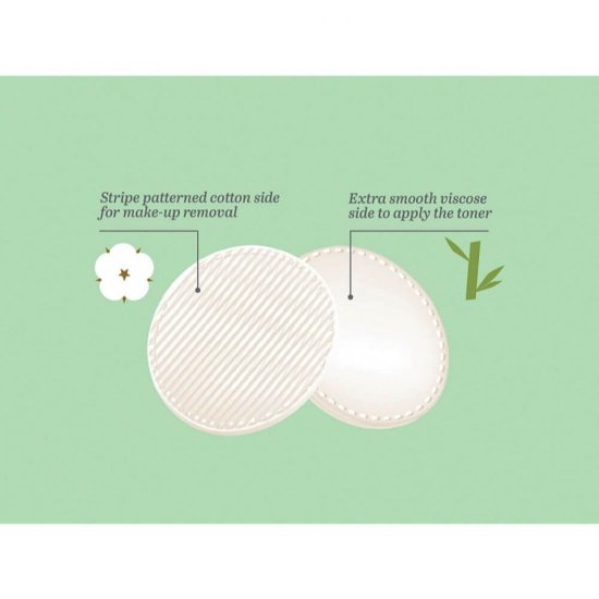 Dischete Demachiante Home Spa Rituals CLEANIC, 100 Buc/Set, Dischete din Bumbac, Dischete Demachiante, Discuri Demachiante, Dischete Cosmetice, Dischete pentru Fata