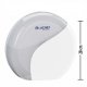 Dispenser Lucart Hartie Igienica, 25.6x28x12.8 cm, Plastic, Culoare Alba, Dispenser pentru Hartie Igienica Mini Jumbo, Dispensere pentru Hartie Igienica, Dispenser pentru Uz Profesional, Dispenser din Plastic pentru Baie, Articole Profesionale de Igiena