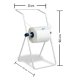 Dispenser Prosoape Podea, 90x50x47 cm, Plastic ABS/Metal, Culoare Alba, Dispensere Prosoape Lucart, Dispensere Podea pentru Prosoape din Hartie, Dispensere Podea pentru Role Hartie, Dispenser Podea pentru Uz Profesional, Articole Profesionale de Igiena