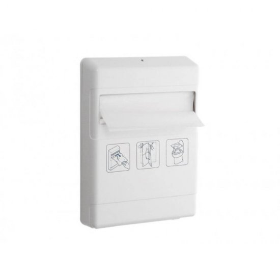 Benzi Protectie Colac WC pentru Dispenser, 200 Buc/Set, Culoare Alba, Benzi pentru Dispensere WC, Benzi de Hartie pentru WC, Acoperitoare din Hartie pentru WC, Acoperitori Protectie Colac WC, Rezerve pentru Dispensere WC