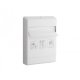 Benzi Protectie Colac WC pentru Dispenser, 200 Buc/Set, Culoare Alba, Benzi pentru Dispensere WC, Benzi de Hartie pentru WC, Acoperitoare din Hartie pentru WC, Acoperitori Protectie Colac WC, Rezerve pentru Dispensere WC
