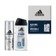 Set 2 Cosmetice Barbati Adidas Invisible & AdiPure, Antiperspirant Spray Pro Invisible 150 ml, Gel de Dus AdiPure 3 in 1 250 ml, Set Ingrijire Corporala Barbati, Set Igiena Corporala Barbati, Set Adidas For Men, Set Adidas Invisible & AdiPure