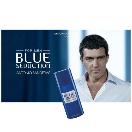 Deodorant Spray pentru Barbati Antonio Banderas Blue Seduction, 150 ml, Spray Deodorant, Deodorant Tip Spray, Deodorant Spray Barbati, Deodorant Spray Antonio Banderas, Deodorante Antonio Banderas, Deodorante Spray, Deodorant Spray Corp, Deodorant Barbati