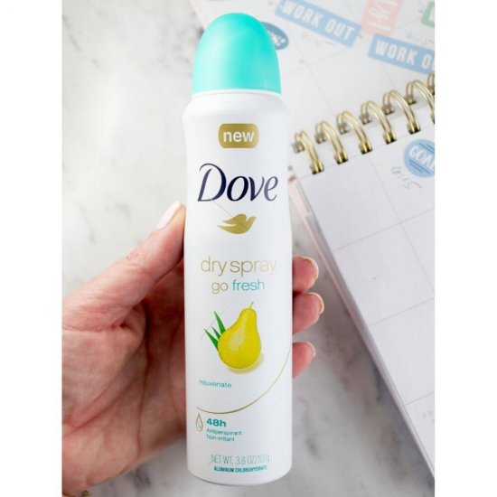 Spray Deodorant DOVE Go Fresh, 250 ml, Pere si Aloe Vera, Deodorant Femei, Deodorant Spray DOVE, Antiperspirant DOVE, Deodorante si Antiperspirante Femei, Spray Antiperspirant, Ingrijire Corporala, Deodorante DOVE pentru Femei