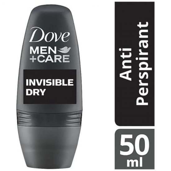 Deodorant Roll-On Dove Men Invisible Dry, 50 ml, Protectie 48 h, Deodorant Roll On Barbati, Deodorant Roll On DOVE, Antiperspirant Barbati Dove, Deodorante si Antiperspirante Barbati, Ingrijire Corporala, Deodorante Dove pentru Barbati
