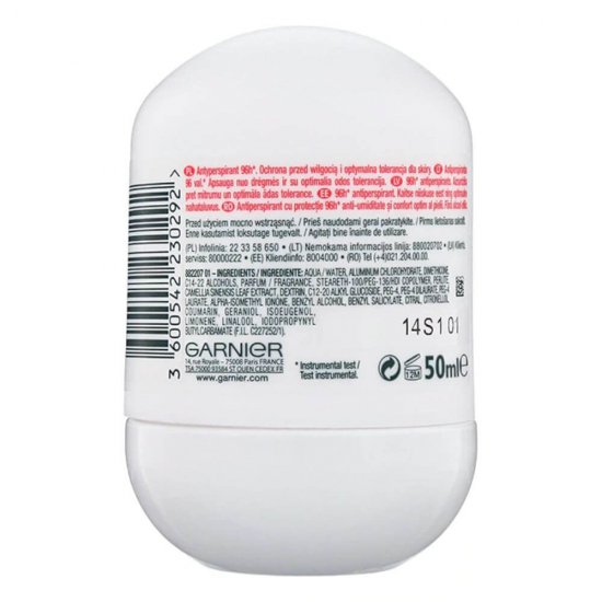Antiperspirant Roll-On Garnier Mineral Action Control, 50 ml, Testat Clinic, Deodorant Roll On Garnier, Antiperspirant Femei Garnier, Deodorante si Antiperspirante Roll-On Femei, Ingrijire Corporala, Deodorante Garnier pentru Femei