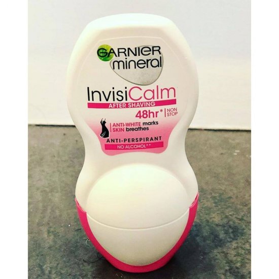 Deodorant Roll-On Garnier InvisiCalm After Shaving, 50 ml, Protectie 48 h, Deodorant Roll On Femei, Deodorant Roll On Garnier, Antiperspirant Femei Garnier, Deodorante si Antiperspirante Femei, Ingrijire Corporala, Deodorante Garnier pentru Femei