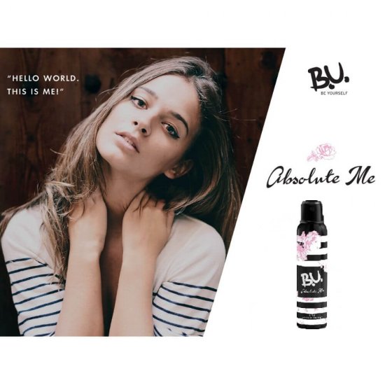 Deodorant Spray B.U. Absolute Me, 150 ml, Deodorant Femei, Deodorant Spray BU, Antiperspirant B.U., Deodorante Femei, Deodorante si Antiperspirante Femei, Spray Antiperspirant, Ingrijire Corporala, Deodorante BU pentru Femei, Produse B.U.
