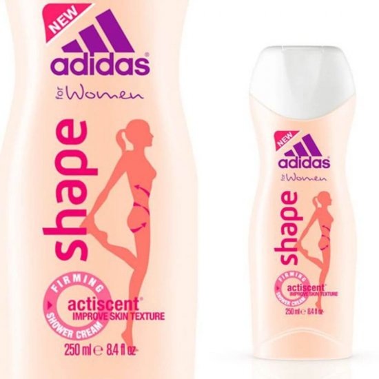 Gel de Dus ADIDAS Women Shape, 250 ml, Parfum Floral si Fructat, Gel de Dus pentru Femei, Geluri Dus pentru Femei, Geluri de Dus ADIDAS, Gel pentru Dus, Produse Ingrijire Corp, Produse Igiena Corp, Cosmetice pentru Corp