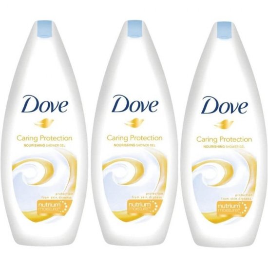 Gel de Dus DOVE Caring Protection, 250 ml, Lasa Pielea Fina si Catifelata, Gel de Dus Parfum Deosebit, Gel de Dus Revigorant, Geluri de Dus Parfumate, Geluri de Dus Hidratante, Gel de Dus Energizant, Geluri de Dus Dove