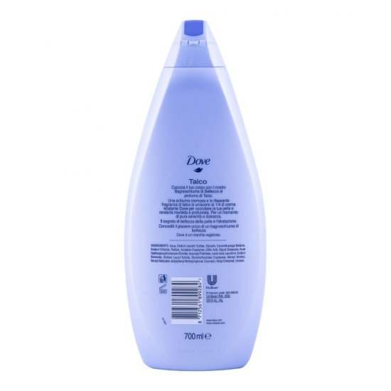 Gel de Dus DOVE Talco, 700 ml, Continut de Vitamine si Minerale, Gel de Dus Dove, Gel de Dus Parfum Deosebit, Gel de Dus Revigorant, Geluri de Dus Parfumate, Geluri de Dus Hidratante, Gel de Dus Energizant, Geluri de Dus Dove