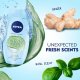 Gel de Dus NIVEA Argila Detox, 250 ml, Extract de Busuioc si Ghimbir, Gel de Dus, Gel de Corp, Gel de Dus Nivea, Geluri de Dus, Gel de Dus pentru Corp, Gel de Dus Hidratant, Produse Ingrijire Corp, Produse Igiena Corp, Cosmetice pentru Corp