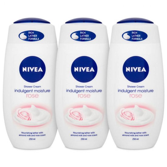 Gel de Dus NIVEA Indulgent Moisture Rose, 250 ml, Parfum de Trandafiri, Gel de Dus, Gel de Corp, Gel de Dus Nivea, Geluri de Dus, Gel de Dus pentru Corp, Gel de Dus Hidratant, Produse Ingrijire Corp, Produse Igiena Corp, Cosmetice pentru Corp