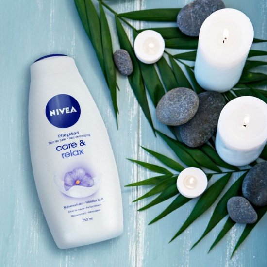 Gel de Dus NIVEA Care & Relax, Cantitate 750 ml, Parfum de Floare de Hibiscus, Gel de Dus Nivea, Gel de Dus Parfum Deosebit, Gel de Dus Revigorant, Geluri de Dus Parfumate, Geluri de Dus Hidratante, Gel de Dus Energizant, Geluri de Dus Nivea
