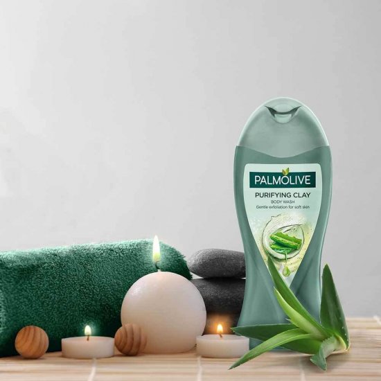 Gel de Dus PALMOLIVE Clay Aloe, 500 ml, Argila si Aloe Vera, Gel de Dus 500 ml, Gel de Dus Palmolive, Gel de Dus Hidratant, Geluri de Dus Hidratante, PALMOLIVE Gel de Dus, Produse de Ingrijire a Corpului