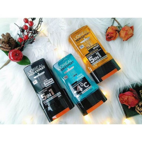 Gel de Dus LOREAL Men Expert Cool Power, 300 ml, Parfum de Menta, Gel de Dus pentru Barbati, Geluri Dus pentru Barbati, Geluri de Dus Loreal, Gel pentru Dus, Produse Ingrijire Corp, Produse Igiena Corp, Cosmetice pentru Corp