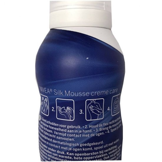 Spuma Dus NIVEA Silk Mousse, 200 ml, cu Uleiuri Esentiale, Spuma pentru Dus, Nivea Spuma de Dus, Spuma Hidratanta pentru Dus, Geluri de Dus, Gel de Dus, Ingrijirea Corpului, Spuma pentru Corp, Nivea Spuma Ingrijire Corp