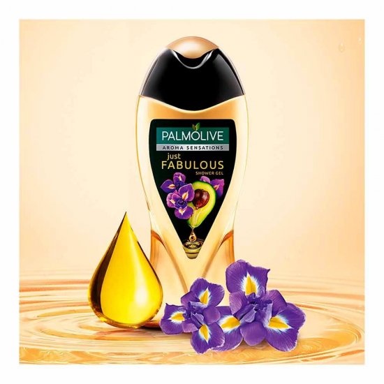 Gel de Dus PALMOLIVE Just Fabulous, 250 ml, Parfum de Iris Alb si Avocado, Gel de Dus Hidratant, Geluri Dus pentru Hidratare, Geluri de Dus Palmolive, Gel pentru Dus, Produse Ingrijire Corp, Produse Igiena Corp, Cosmetice pentru Corp
