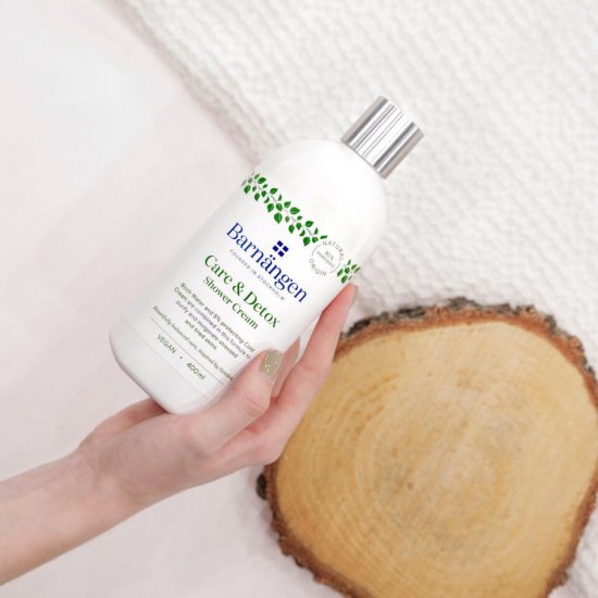 Crema Dus BARNANGEN Detox and Care 400 ml, Piele Obosita si Uscata, Vegan, Crema pentru Dus Vegana, Lotiune pentru Dus, Emulsie Vegana pentru Dus, Crema de Dus pentru Femei, Geluri pentru Dus, Gel de Dus Dama, Creme pentru Dus